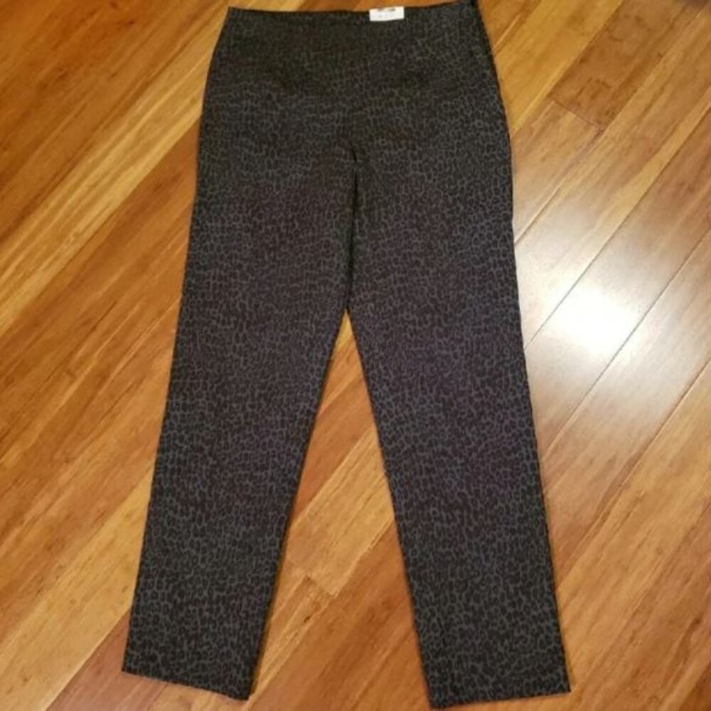 Animal print skinny pants - size 2